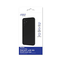 My Way Myway Coque pour Samsung Galaxy A35 5G Modèle Smoothie Soft Touch en TPU Noir