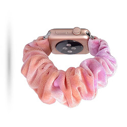 Bracelet en PU sangle de banque de tissu d'impression style R pour votre Apple Watch Series 5/4 44mm/Series 3/2/1 42mm