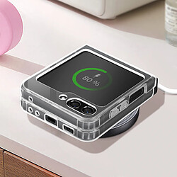 Avis Avizar Coque MagSafe pour Samsung Galaxy Z Flip 5 Rigide série Crystal Mag Transparent