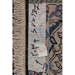 Avis Vidal Tapis de couloir en laine 203x67 bleu Nain