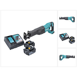 Makita DJR 186 RT Scie sabre sans fil 18 V + 2x Batteries 5,0 Ah + Chargeur