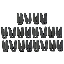 20pcs RC Drone Propeller Props pour E58 S168 JY019 Avion à quatre essieux noir