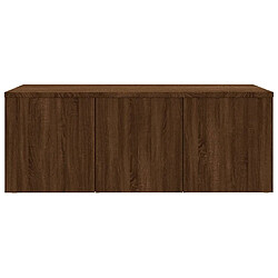 Acheter vidaXL Meuble TV Chêne marron 80x34x30 cm Bois d'ingénierie