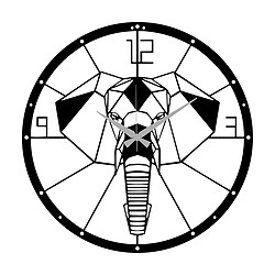 EPIKASA Horloge Murale Éléphant