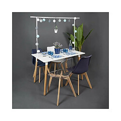 The Home Deco Factory Barre ajustable pour décoration de table blanc.