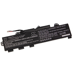 vhbw batterie compatible avec HP EliteBook 850 G5 (3JY16ES), 850 G5 (3QP17PA), 850 G5 (3QP18PA) laptop (4700mAh, 11.55V, Li-Polymère, noir)