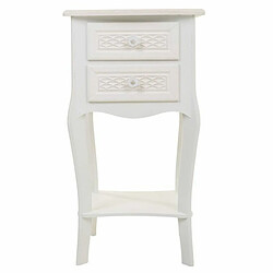 Table de Nuit Alexandra House Living Blanc Crème 31 x 71 x 38 cm