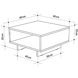 Avis Hanah Home Table basse en aggloméré anthracite Hola.