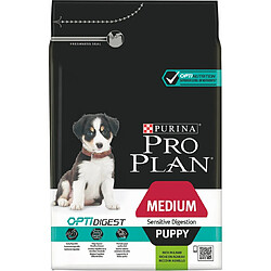 Proplan PRO PLAN Sensitive Digestion Optidigest - Croquettes a l'agneau - Pour chiot de taille moyenne - 12 kg