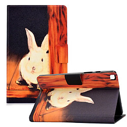 Etui en PU Conception d'impression de motifs lapin pour votre Samsung Galaxy Tab A7 Lite 8.7 pouces T220/T225