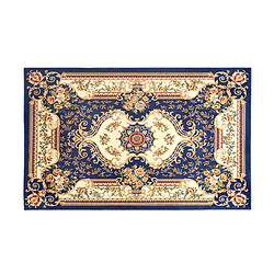 Acheter Beliani Tapis baroque bleu marine 140 x 200 cm GAZIANTEP