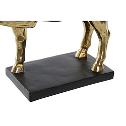 Avis Figurine Décorative DKD Home Decor Cheval Noir Doré Résine (29 x 9 x 25 cm)