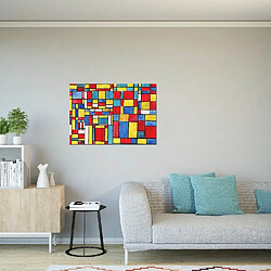 Avis EPIKASA Impression sur Toile Mondrian Composition