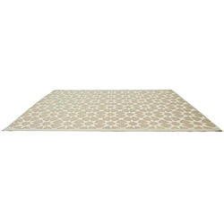 Avis Mes Tapis d'extérieur 120x180 cm en polypropylène imprimé beige et blanc