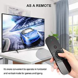 Universal TV Remote Air Mouse, clavier sans fil Fly Mouse Connection Air Remote Keyboard Mouse pour Android TV Box/PC/Smart TV/projecteur/HTPC/All-in-one PC/TV pas cher