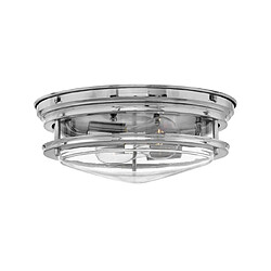 Elstead Lighting Plafonnier Salle de bains Hinkley Verre transparent,acier Chrome, verre transparent