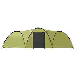 Avis vidaXL Tente igloo de camping 650x240x190 cm 8 personnes Vert