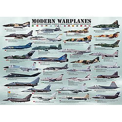 Puzzle davions de guerre modernes Eurographics (1000 piAces)