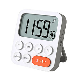 Avis Universal Compteur Outils de cuisine Écran LCD portable Réveil magnétique réglable pour la maison Tableau ABS Minuteur numérique pour enfants