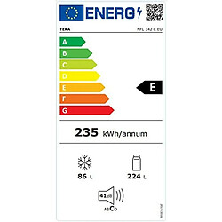 Réfrigérateur Combiné Teka NFL 342 C WH Blanc