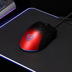 Universal Souris câblée mécanique macro RGB refroidissement à l'eau IO1.1 ordinateur CF manger poulet CSGO grand vol d'aubergine | souris (rouge)