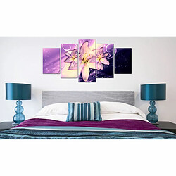 Paris Prix Tableau Imprimé Purple Galaxy 100 x 200 cm