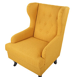 Beliani Fauteuil ALTA Jaune pas cher