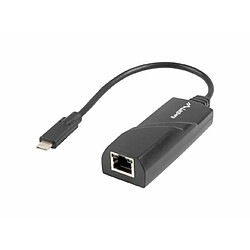 Lanberg Adapter Lan Card USB Typ-C 3.1 - RJ45 1GB, on Cable