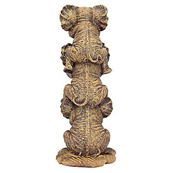 Acheter Design Toscano Statue éléphants Ne rien entendre ne rien voir ne rien dire NG33769 Multicolore 10 x 10 x 25,5 cm