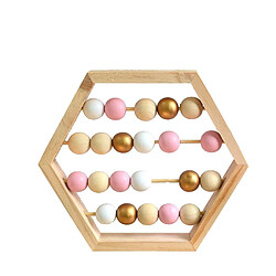 Avis Wewoo Abacus En Bois Naturel Perles Artisanat Bébé Apprentissage Éducatif Jouets Éducatifs Décor De Chambre De Macaron