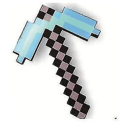 Universal Minecraft design épée en diamant, mousse douce mignon bleu ciel