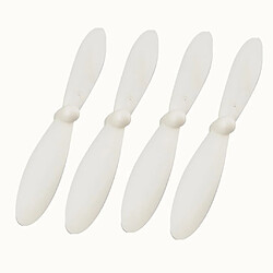 Acheter Pièces De Rechange De Pales De Drone D'hélice RC De 4 Morceaux De Quadcopter Pour Le Blanc De Hubsan