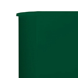 Avis vidaXL Paravent 3 panneaux Tissu 400 x 80 cm Vert