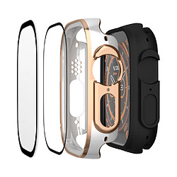 Avis INF Boîtier galvanisé étanche bicolore pour Apple Watch 44 mm PinkGold