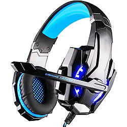 Casque de jeu pour casque PS4 Xbox One avec son surround stéréo, casque de jeu PS4 avec micro et lumière LED antibruit casque de jeu avec microphone compatible pour PC, PS4, PS5, Xbox One