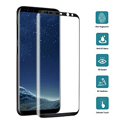 Wewoo Film de verre trempé Protecteur d'écran en plein écran de 25 PCS pour Galaxy S8 / G9500 Noir