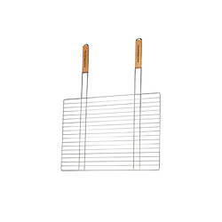 Grille rectangulaire simple S CAMPINGAZ - pour barbecue - double manche - 53x39cm