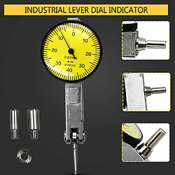COMPARATEUR Indicateur de test de haute précision métrique avec aronde rail 0-40-0 0.01mm