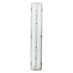 Réglette A2 étanche IP65 avec tube T8 65cm - Puissance: 2x18W - Zenitech