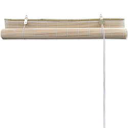 Helloshop26 Store enrouleur bambou - 100 x 160 cm - Naturel