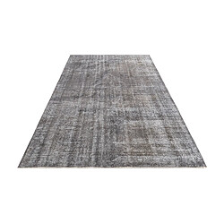 Avis Vidal Tapis de laine 282x163 gris Ultra Vintage