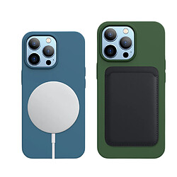 General Coque Iphone 14 Pro Max Transparente Magnétique Forte Jamais Jaune Coque de protection de qualité militaire de 10 pieds compatible avec la coque ultra-fine antichoc Magsafe - Bleu pas cher