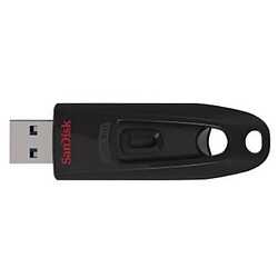 Clé USB - SANDISK - Cruzer Ultra - 64 Go - USB 3.0 - Noir