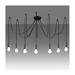 Avis Luminaire Center Suspension Neso PVC,Béton Noir