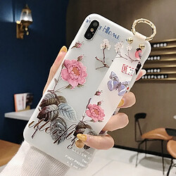 Wewoo Coque Fashion Housse de protection en TPU souple motif fleurs pour Huawei Mate 20 Pro dragonne modèle B