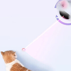 Avis Universal Jouet interactif pour chat Jouet amusant à laser LED Voiture Rotation Chat Exercice Entraînement Divertissement Jouet Multi-angle Réglable Charge USB | Jouet pour chat (Bleu)