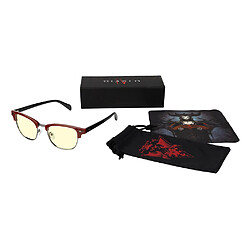 Acheter Lunettes Gunnar Anti lumière bleue - Edition Diablo IV | Couleur : Blood Onyx | Teintes : AMBER (65% de filtration de la lumière bleue)