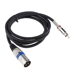 phono rca vers xlr cordon de connexion audio stéréo pour câble hifi 150cm