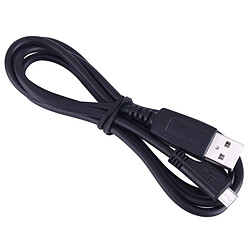 Wewoo Câble noir pour Nokia, Sony Ericsson, Samsung, LG, BlackBerry, HTC, Amazon Kindle 1 m Micro USB Port USB de Données,