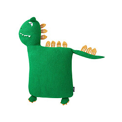 Beliani Lot de 2 coussins DINO Coton 45 x 45 cm Pour enfants Vert